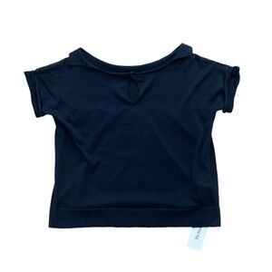 Prada black boat neck top